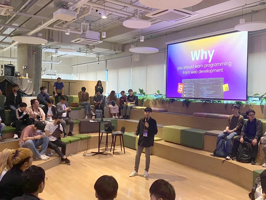 ภาพบรรยากาศการสอนและแบ่งปันความรู้ของ MilerDev 2